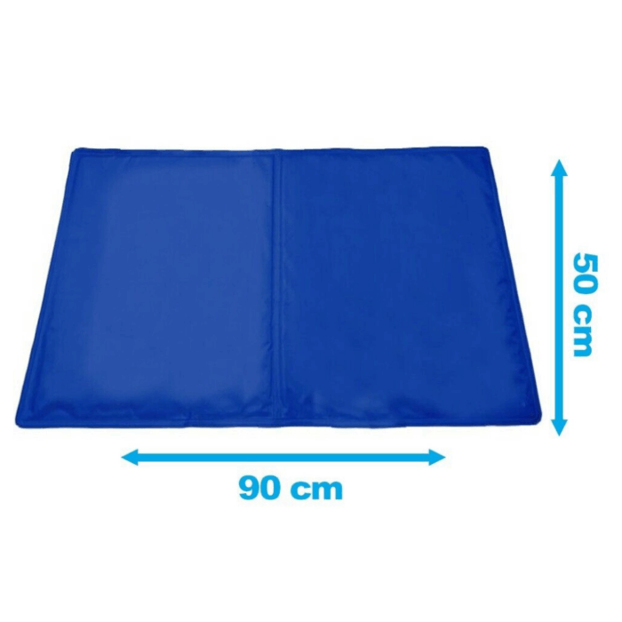 Tappetino Refrigerante 90x50cm Tappeto Rinfrescante per Animali Domestici, Auto, Giardino, Pavimento