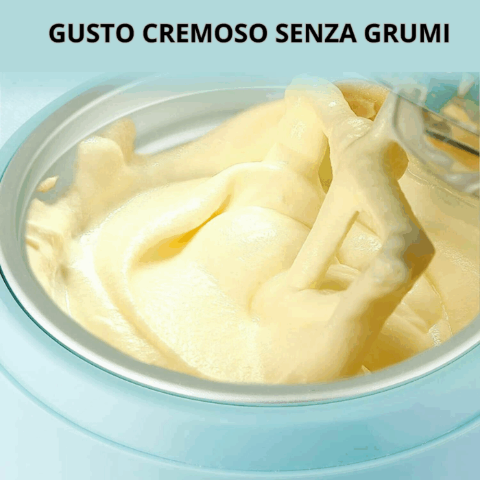 Macchina per Gelato 1,4 Litri Gelatiera 15W per Gelati, Frullati, Dolci