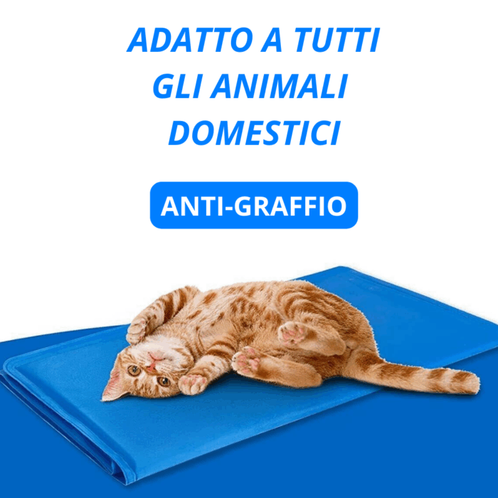 Tappetino Refrigerante 90x50cm Tappeto Rinfrescante per Animali Domestici, Auto, Giardino, Pavimento