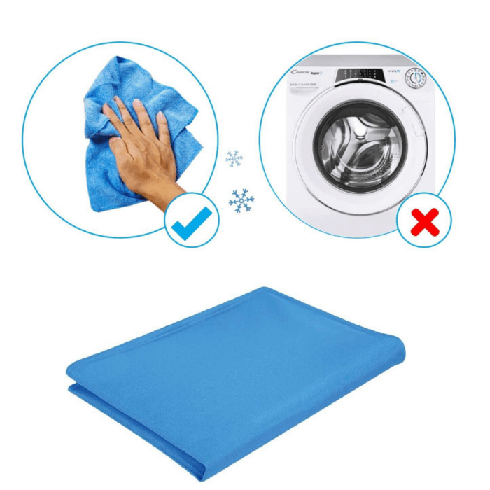 Tappetino Refrigerante 90x50cm Tappeto Rinfrescante per Animali Domestici, Auto, Giardino, Pavimento
