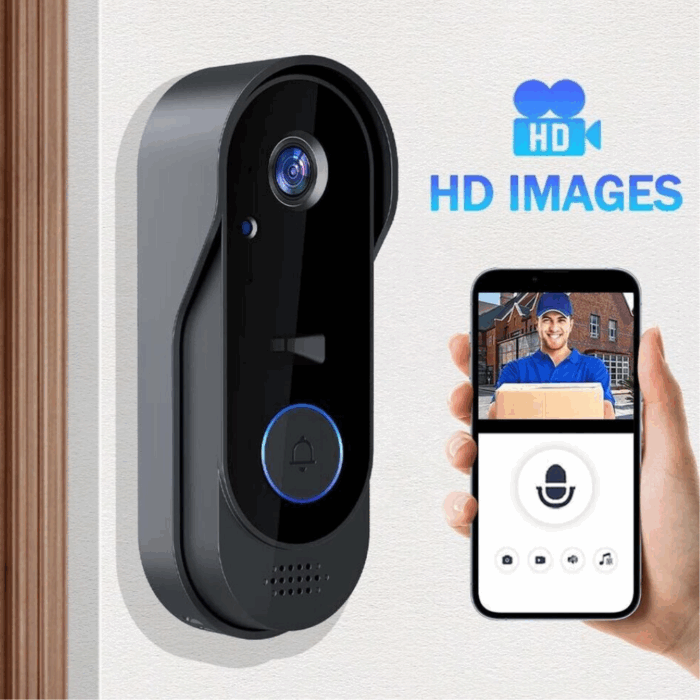Campanello Wireless con Videocamera Applicazione sul Cellulare, Sicurezza della Casa per Porta, Portone