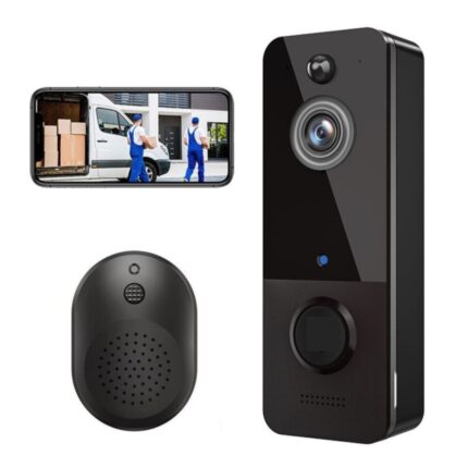 Campanello Wireless con Videocamera Applicazione sul Cellulare, Sicurezza della Casa per Porta, Portone