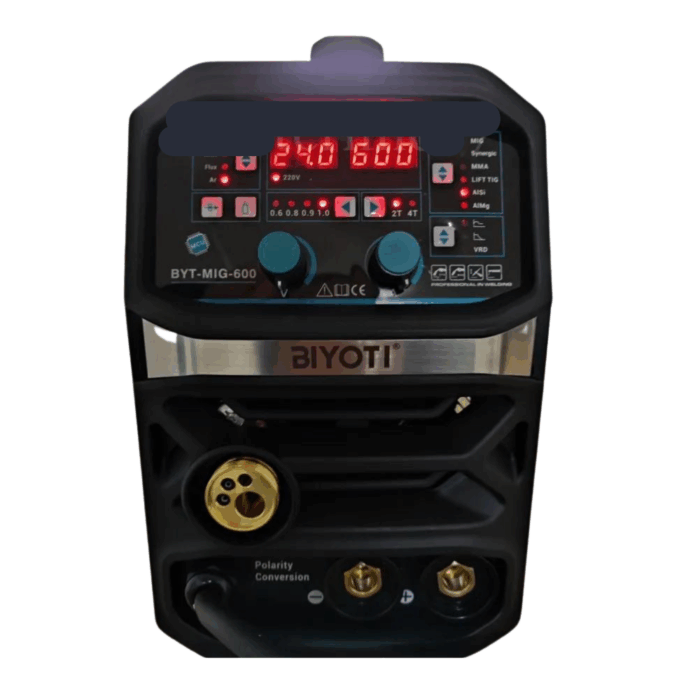 Saldatrice 600A a Filo Continuo Elettrodo MIG MMA TIG Multiprocesso Innesto GAS Inverter