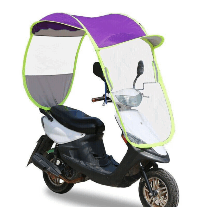Copertura Antipioggia per Motorino, Scooter, Parasole e Paravento Impermeabile Universale Pieghevole