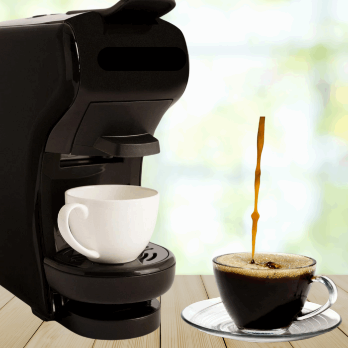 Macchina per Caffè 4 in 1 Compatibile con Cialde e Capsule 1450W Caffettiera