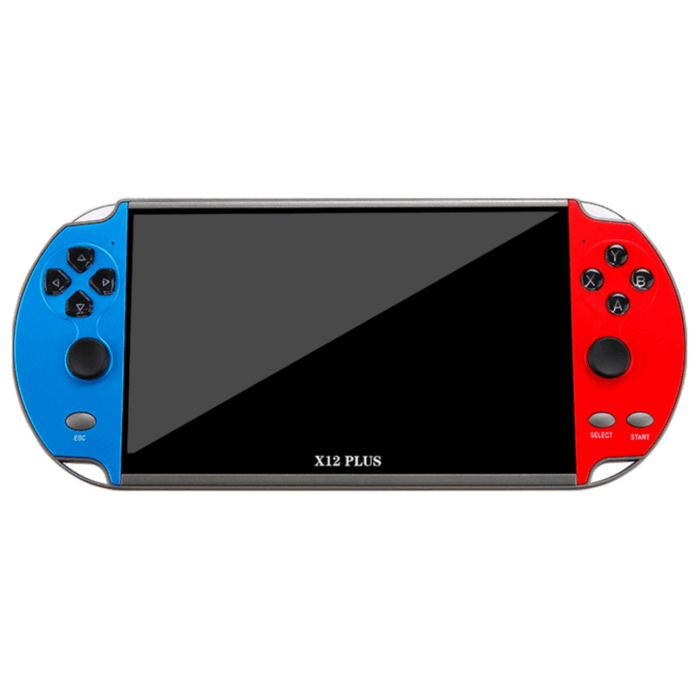 X12 Console di Gioco 7 Pollici 16Gb di Memoria, Portatile con Giochi, Schermo HD LCD Gameboy