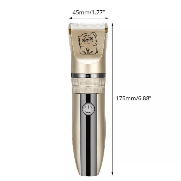 Rasoio Macchina Tosatrice per Pelo Animali 4 Lunghezze 3-6-9-12mm Ricaricabile USB, Cani, Gatti, Conigli