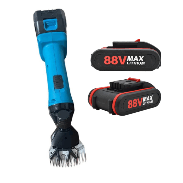 Macchina Tosatrice Doppia Batteria 88V | Tosapecora con Accessori e Valigetta