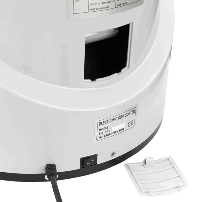 Macchina Contamonete 8 Cassetti Display Digitale, Separa Monete Automatico Fino a 216 Monete al Minuto