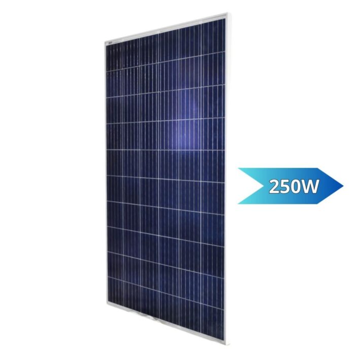 Pannello Fotovoltaico 250W Solare Accumulo per Batteria per Impianti su Baite, Camper, Ville