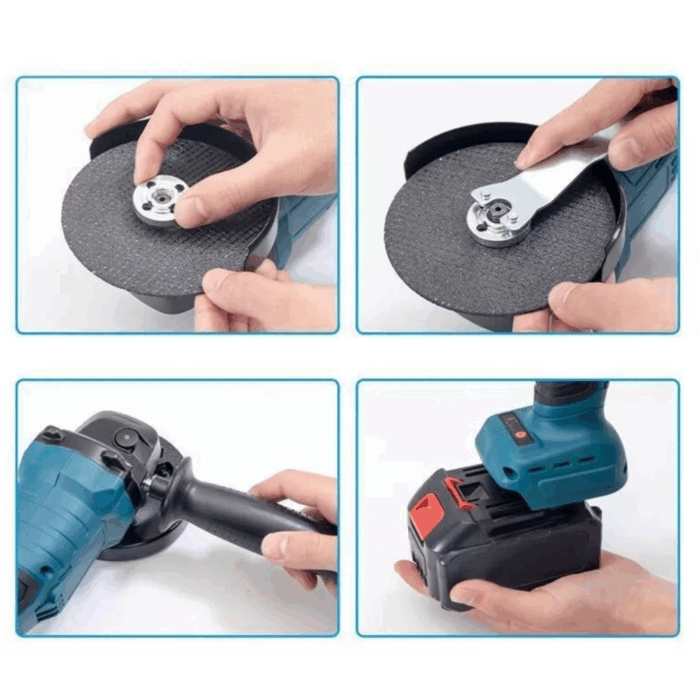 Smerigliatrice Angolare Flex a Batteria 68V 4.0A 115mm Motore Brushless