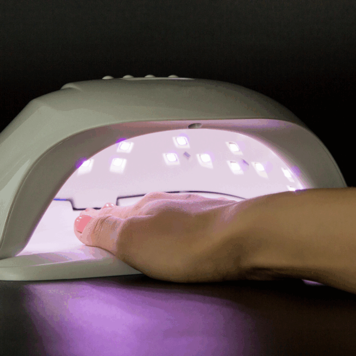 Lampada LED per Unghie UV 48W Asciugatrice per Gel, Manicure, Semipermanente con Timer, Display LCD, Sensore, Fornetto