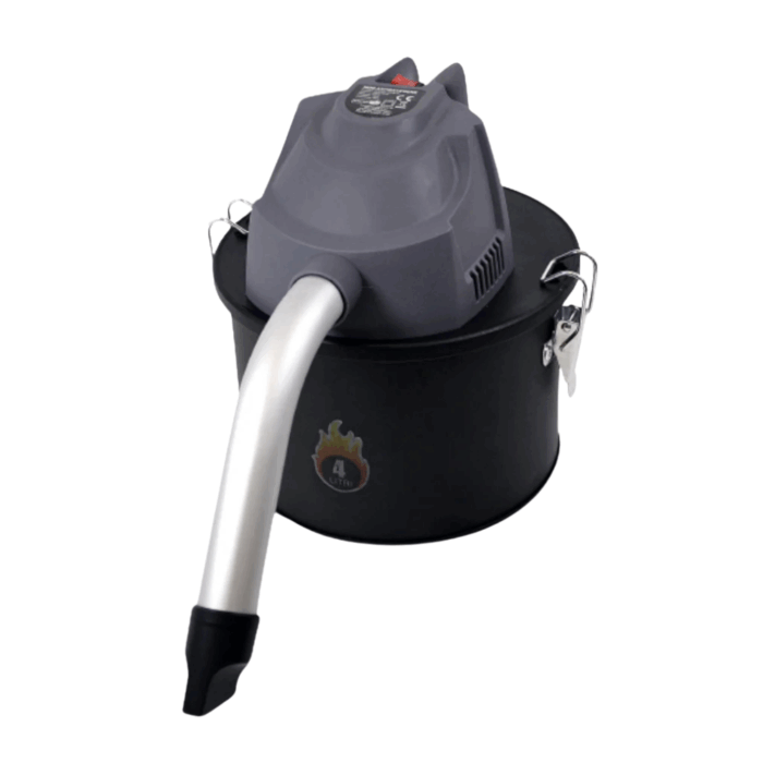 Aspiracenere 4L 600W Portatile con Maniglia, Aspiratore per Pulizia di Stufe a Pellet, BBQ, Camini + Accessori