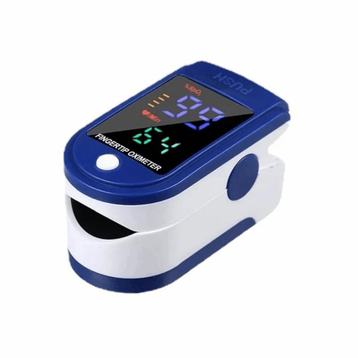 Saturimetro a Dito Portatile – Pulsossimetro con Display LED per Ossigeno e Frequenza Cardiaca