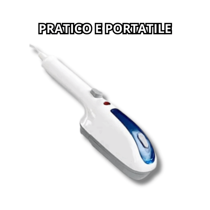Ferro da Stiro Verticale 800W a Caldaia Manuale 55ml, Sterilizzatore, Riscaldamento Veloce, Portatile