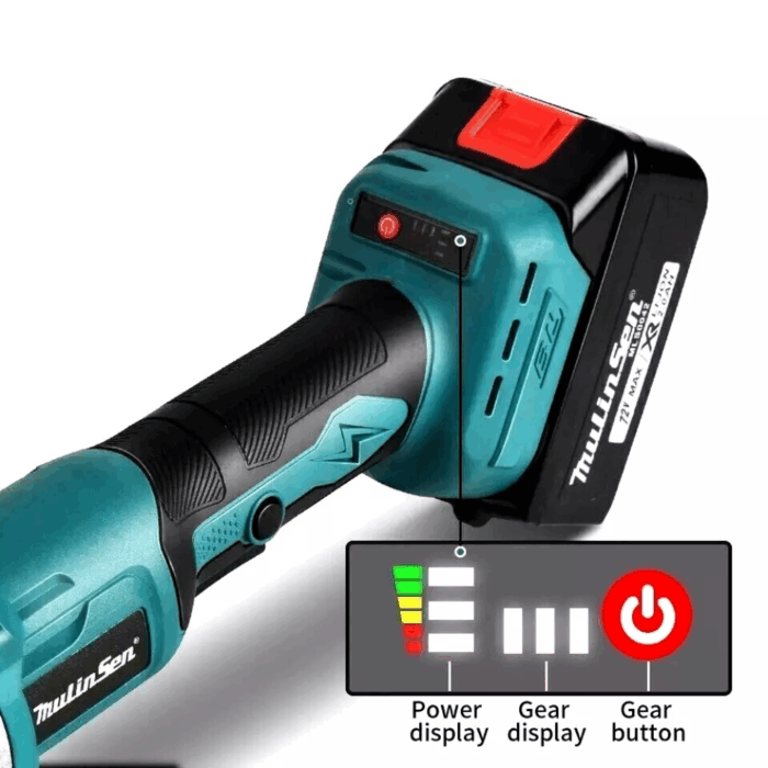 Smerigliatrice Angolare Flex a Batteria 68V 4.0A 115mm Motore Brushless