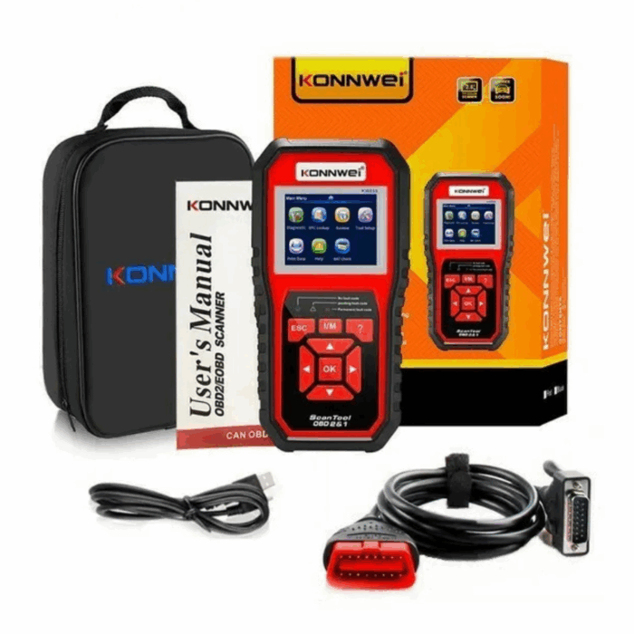 Tester OBD2 II Scanner KW850 Lettore Codice Diagnostica Centralina Auto, Lingua Italiana
