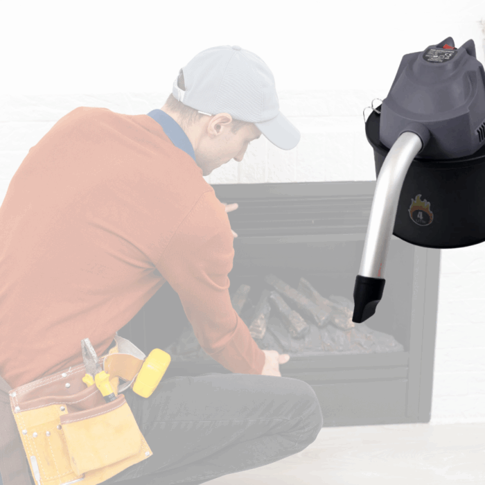 Aspiracenere 4L 600W Portatile con Maniglia, Aspiratore per Pulizia di Stufe a Pellet, BBQ, Camini + Accessori