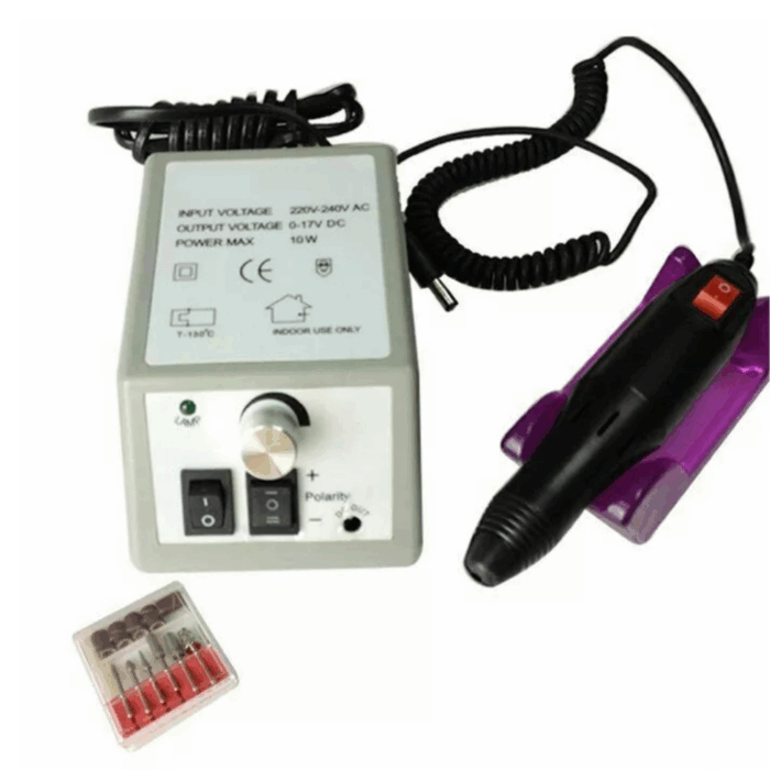 Fresa Unghie Professionale per Manicure, Pedicure, Ricostruzione, Gel, Lima Elettrica Kit Completo