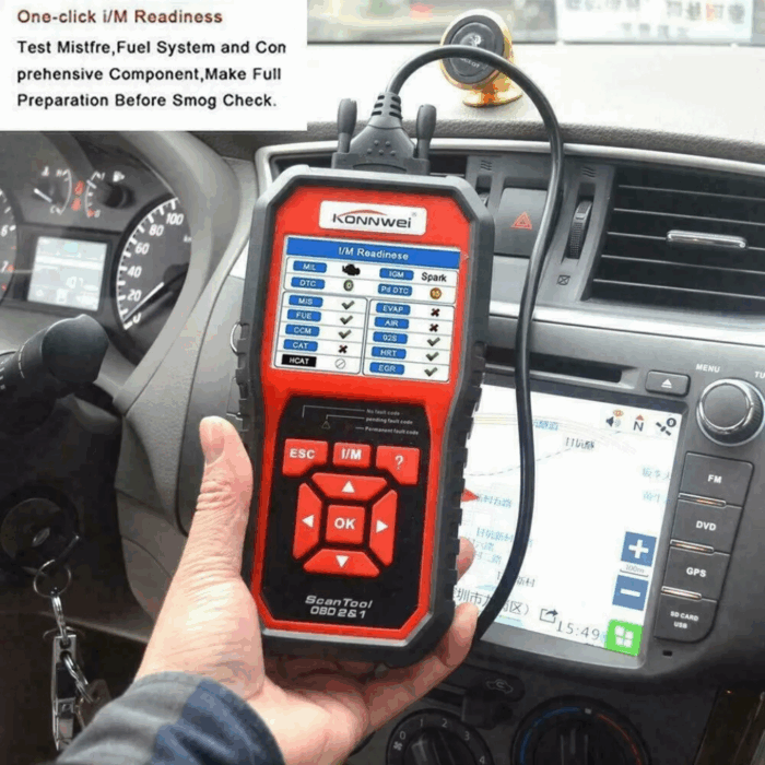 Tester OBD2 II Scanner KW850 Lettore Codice Diagnostica Centralina Auto, Lingua Italiana