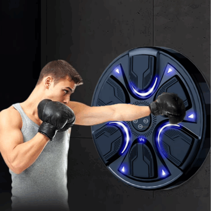Macchina da Boxe Musicale a Parete con Bluetooth e Guanti | Allenamento per Bambini e Adulti