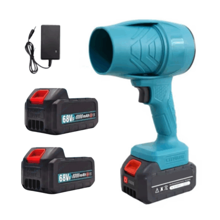 Soffiatore Senza Fili Doppia Batteria 68V Turbo Ventola Portatile con Valigetta Ventilatore a Getto per Foglie, Polvere, Cenere