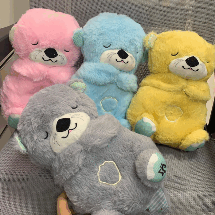 Peluche per Bambini con Ninna Nanna e Funzione Respirazione | Orsacchiotto Antistress che Aiuta a Dormire