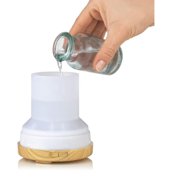 Diffusore Zen di Oli Essenziali e Aromi Con Umidificatore e Luci Colorate, Igienizzante Aria, Aromaterapia, Cromoterapia