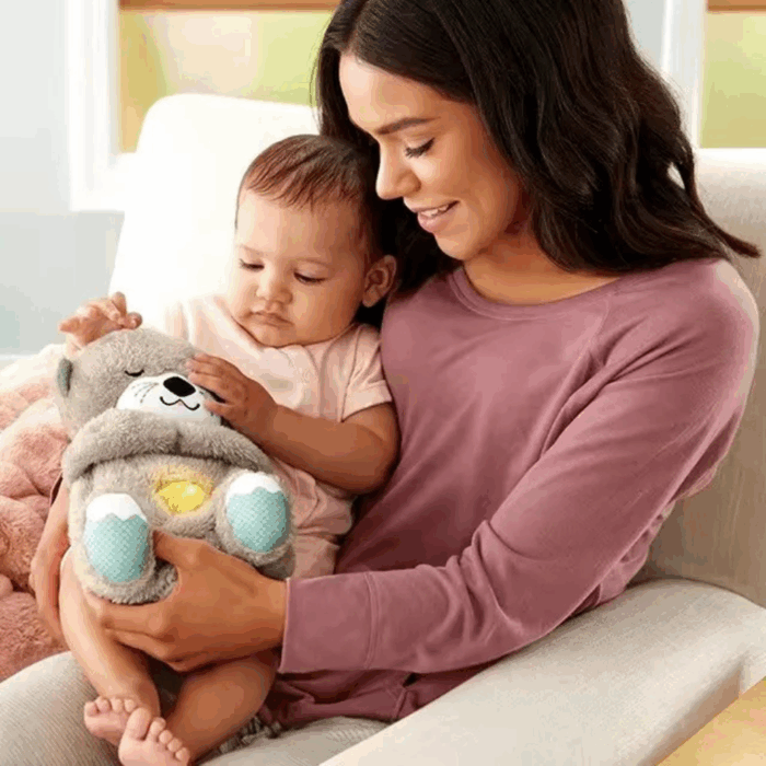 Peluche per Bambini con Ninna Nanna e Funzione Respirazione | Orsacchiotto Antistress che Aiuta a Dormire