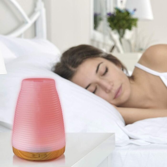Diffusore Zen di Oli Essenziali e Aromi Con Umidificatore e Luci Colorate, Igienizzante Aria, Aromaterapia, Cromoterapia
