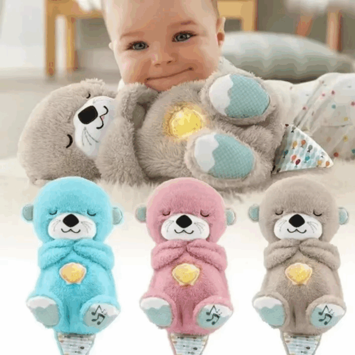 Peluche per Bambini con Ninna Nanna e Funzione Respirazione | Orsacchiotto Antistress che Aiuta a Dormire
