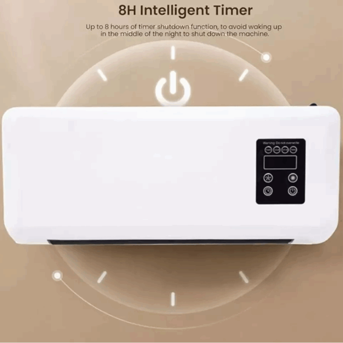 Termoconvettore 1500W Climatizzatore da Parete | Stufa a Basso Consumo con Asse Stendipanni