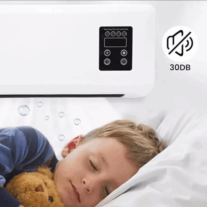 Termoconvettore 1500W Climatizzatore da Parete | Stufa a Basso Consumo con Asse Stendipanni
