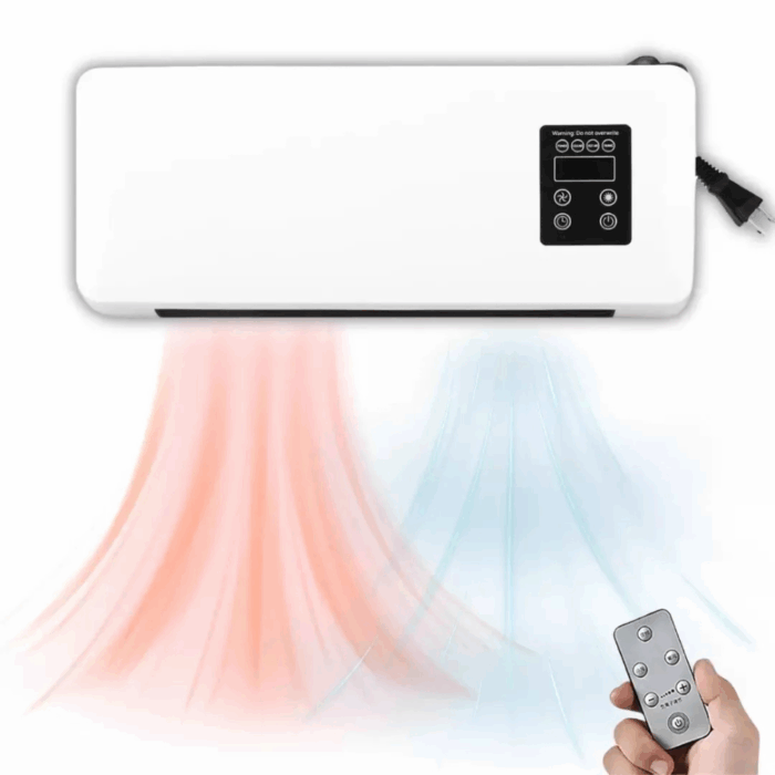 Termoconvettore 1500W Climatizzatore da Parete | Stufa a Basso Consumo con Asse Stendipanni