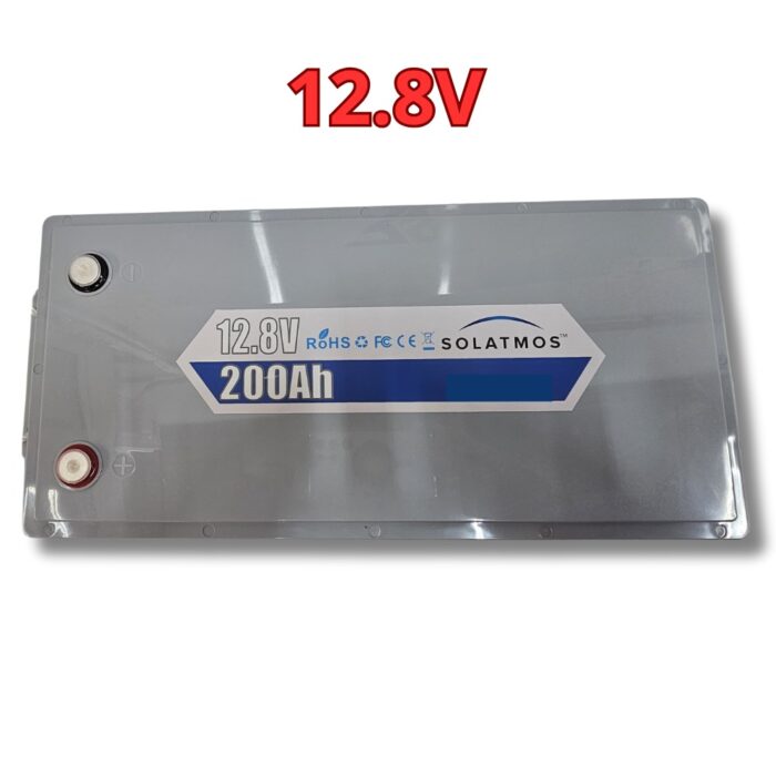 Batteria 200Ah a Litio 12.8V | Accumulo per Impianto Fotovoltaico per Camper, Ville, Baite