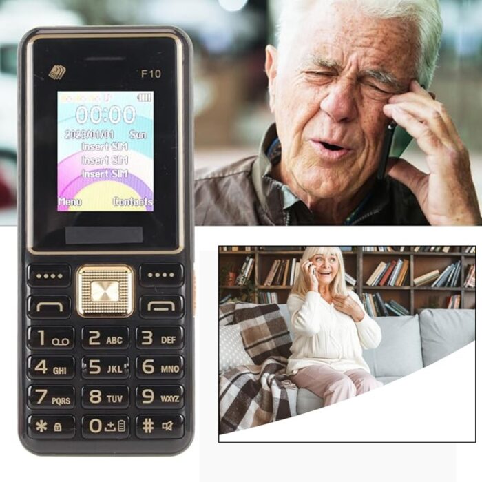 Telefono Cellulare 2.4" con Tasti | Dual SIM, Chiamata Rapida, Torcia