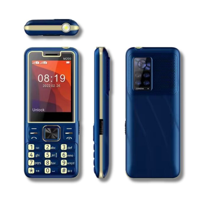 Telefono Cellulare 2.4" con Tasti | Dual SIM, Chiamata Rapida, Torcia