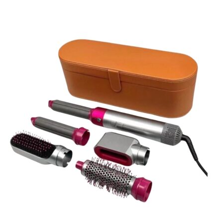 Spazzola 5 in 1 con baule e accessori intercambiabili. Asciuga, liscia, arriccia e volumizza. Ordina ora su Pezzellashop.