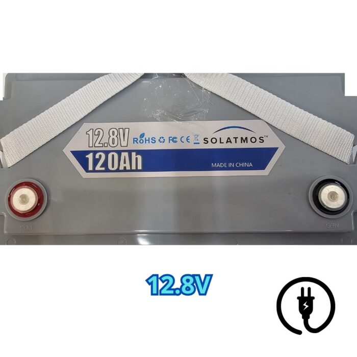 Batteria 120Ah a Litio 12.8V | Accumulo per Impianto Fotovoltaico per Baite, Camper, Villa