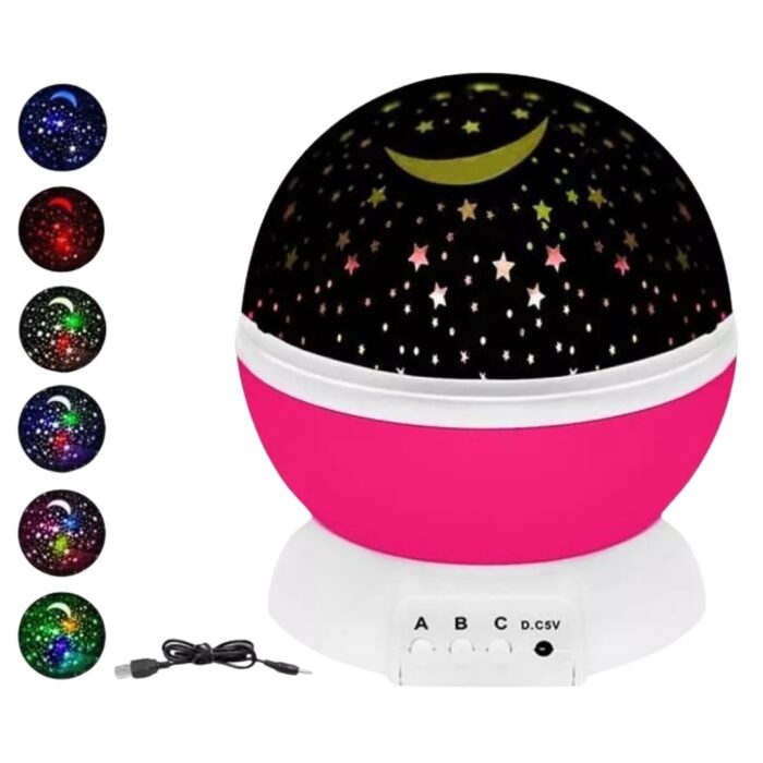 Proiettore Cielo Stellato e Galassia USB | Lampada LED Notturna Rotante per Bambini e Ragazzi