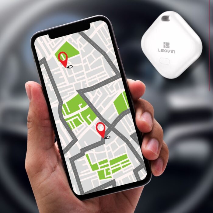 Mini Localizzatore GPS Bluetooth per IOS | Dispositivo di Localizzazione Tracker, Trova Oggetti, Animali, Bambini