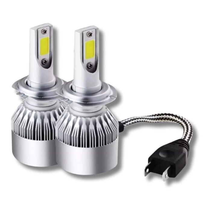 Coppia Lampadine LED H7 C6 per Auto, Moto | Faretti 36W Luce Bianca 6000K