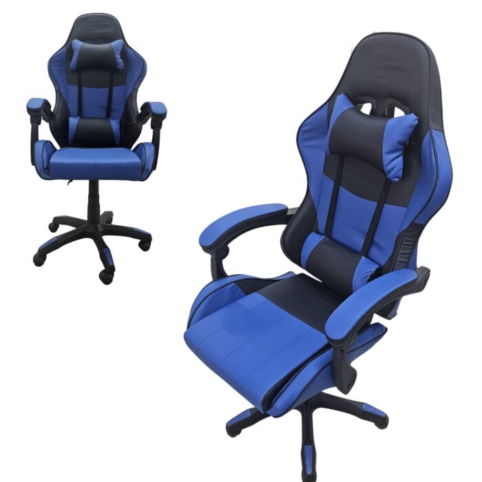 Sedia da Gaming Ergonomica con Cuscini e Braccioli | Poltrona Reclinabile Telescopica per Ufficio