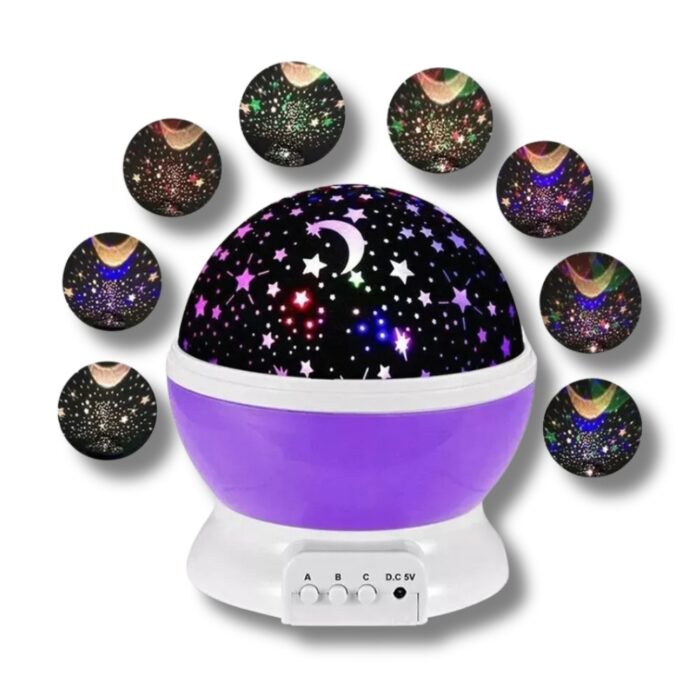 Proiettore Cielo Stellato e Galassia USB | Lampada LED Notturna Rotante per Bambini e Ragazzi