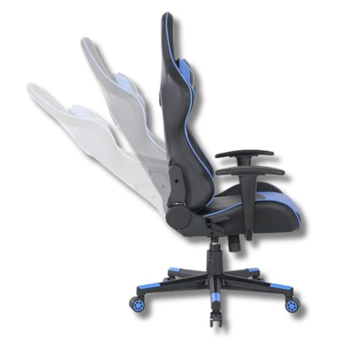Sedia da Gaming Ergonomica con Cuscini e Braccioli | Poltrona Reclinabile Telescopica per Ufficio