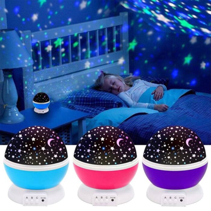 Proiettore Cielo Stellato e Galassia USB | Lampada LED Notturna Rotante per Bambini e Ragazzi