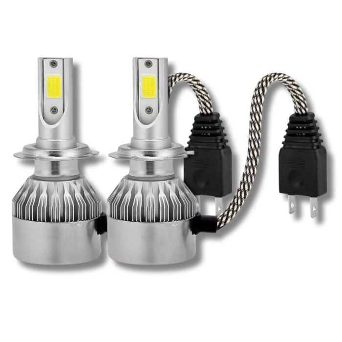 Coppia Lampadine LED H7 C6 per Auto, Moto | Faretti 36W Luce Bianca 6000K