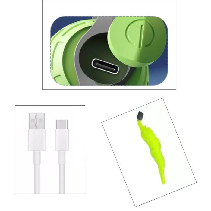 Palla Rotante Interattiva con Coda per Gatti | Speedy Tail Gioco Ricaricabile USB