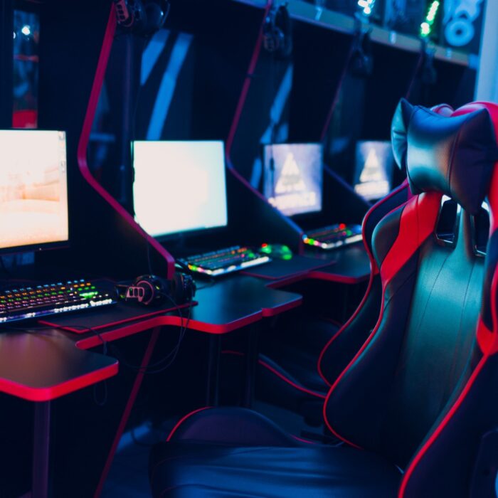 Sedia da Gaming Ergonomica con Cuscini e Braccioli | Poltrona Reclinabile Telescopica per Ufficio