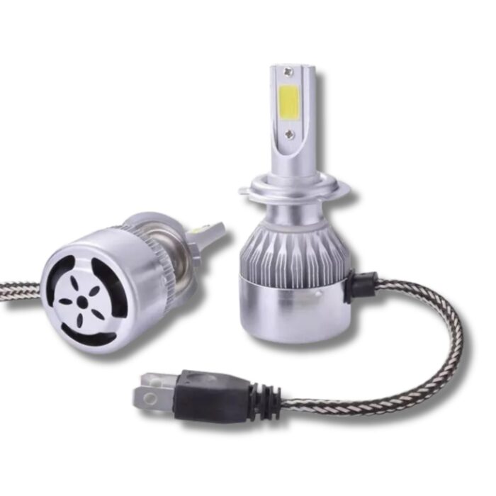 Coppia Lampadine LED H1 C6 per Auto, Moto | Faretti 36W Luce Bianca 6000K